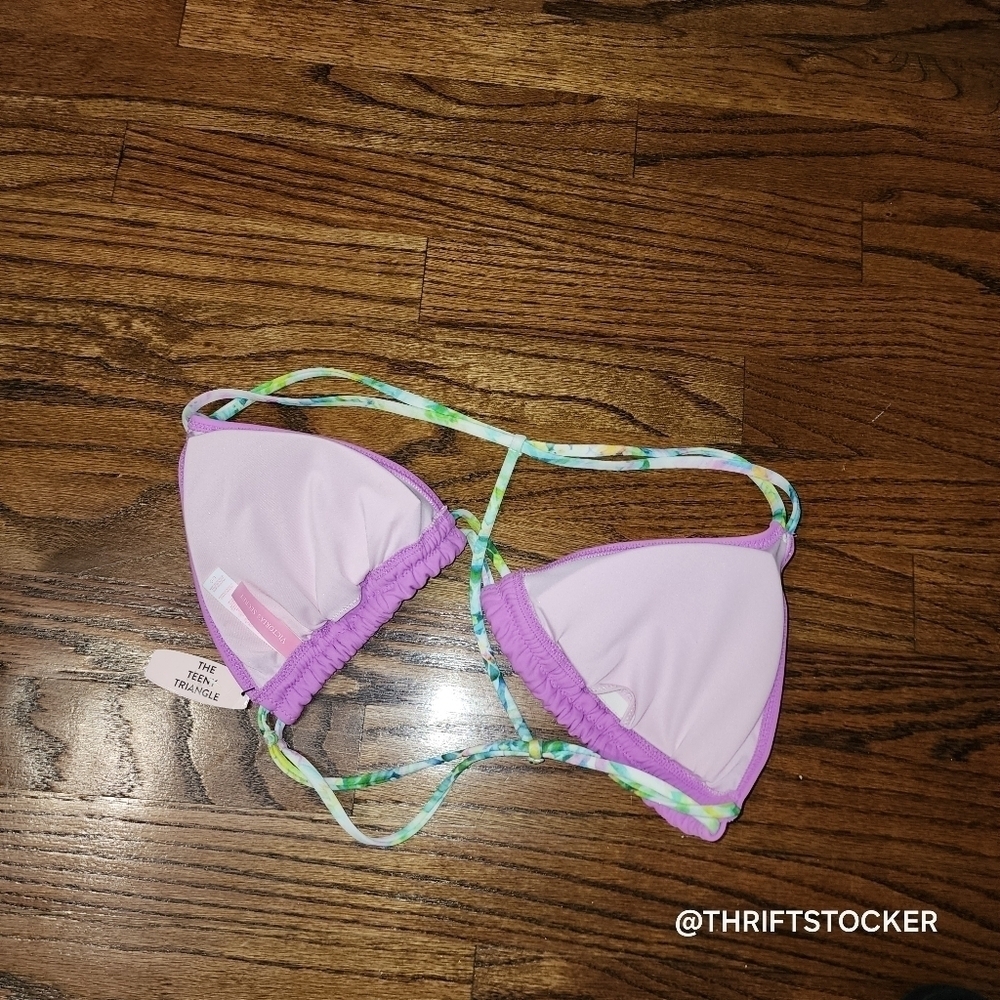 Victoria Secret the teeny triangle bikini top size L - Picture 4 of 5